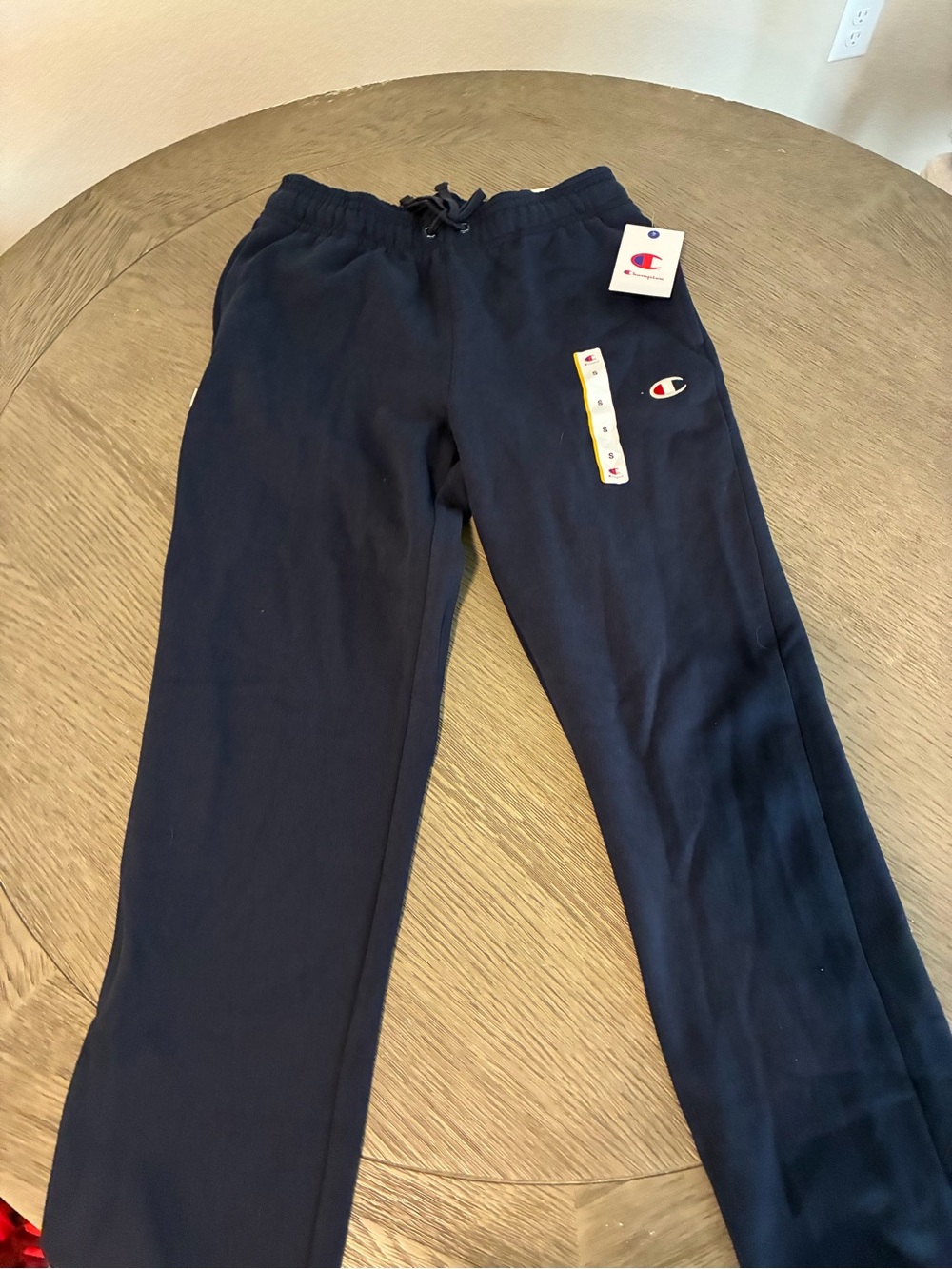 Champion Navy Joggers with Logo